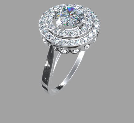 Women rings 4 | 3d print model