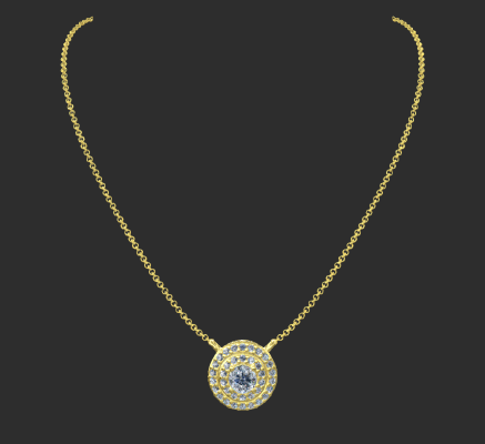 Pendant & Necklace 13 | 3d print model
