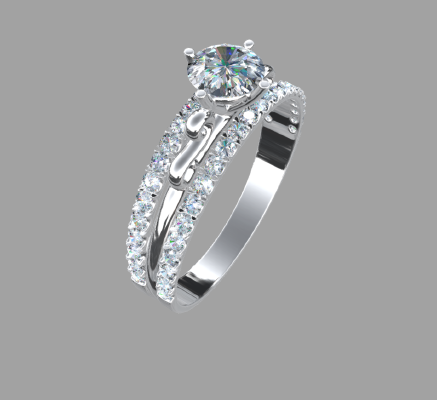 Women rings 22 | 3d print model
