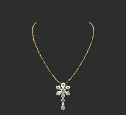 Pendant & Necklace 24 | 3d print model