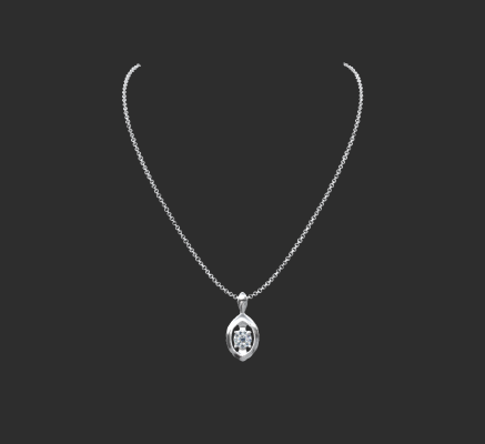 Pendant & Necklace 28 | 3d print model