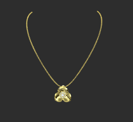 Pendant & Necklace 33 | 3d print model