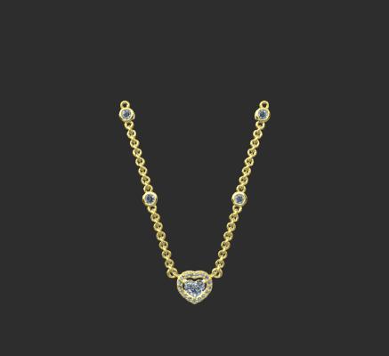 Pendant & Necklace 40 | 3d print model
