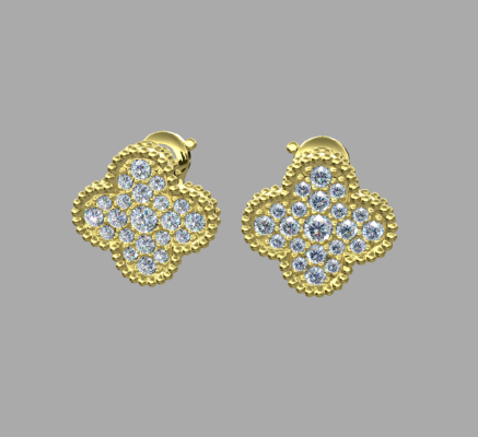 Fashion Earring 44 | 3d print model