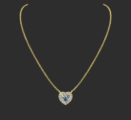 Pendant & Necklace 45 | 3d print model