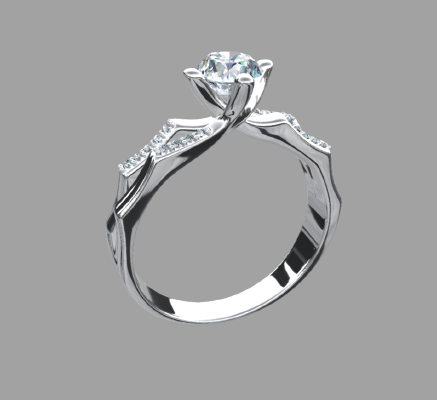 Women rings 51 | 3d print model