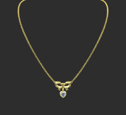 Pendant & Necklace 56 | 3d print model