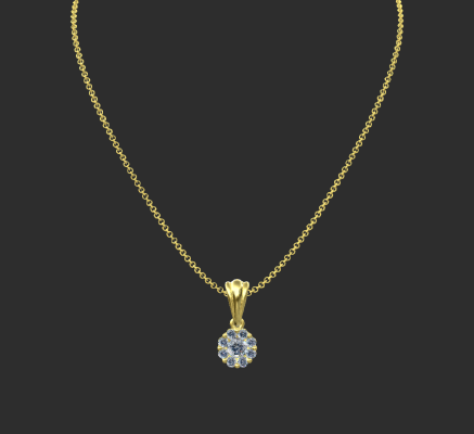 Pendant & Necklace 63 | 3d print model