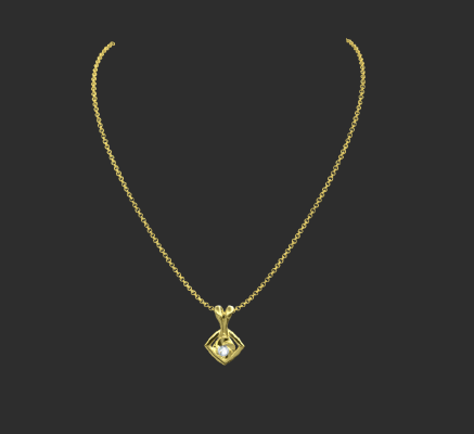 Pendant & Necklace 66 | 3d print model