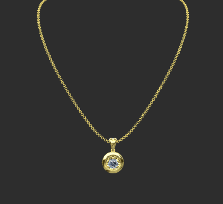 Pendant & Necklace 69 | 3d print model