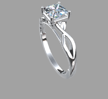 Women rings 74 | 3d print model