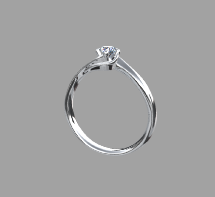 Women rings 75 | 3d print model