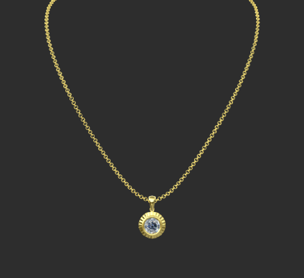 Pendant & Necklace 82 | 3d print model