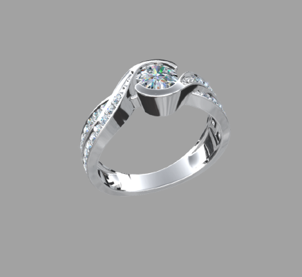 Women rings 90 | 3d print model