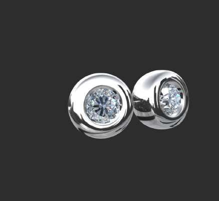 Earrings 100 | 3d print model