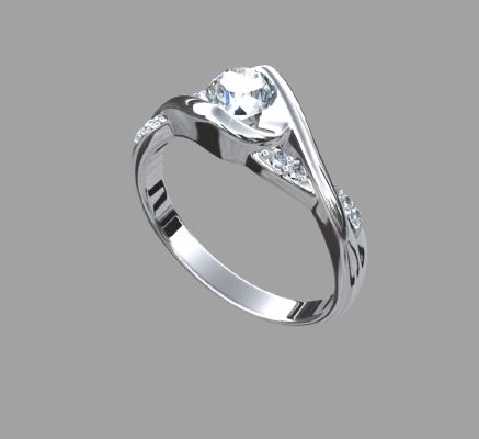 Women rings 102 | 3d print model