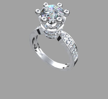 Women rings 103 | 3d print model