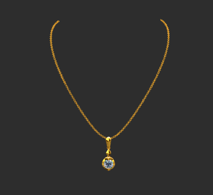 Pendant & Necklace 109 | 3d print model