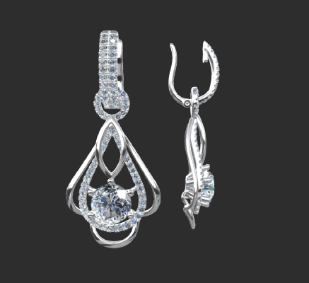 Earrings 113 | 3d print model