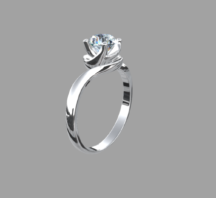 Women rings 116 | 3d print model