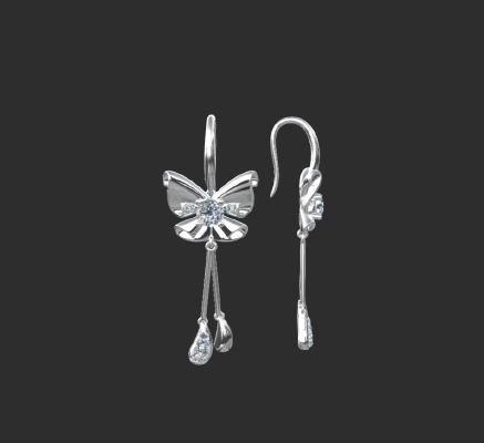 Earrings 117 | 3d print model