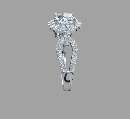 Women rings 121 | 3d print model