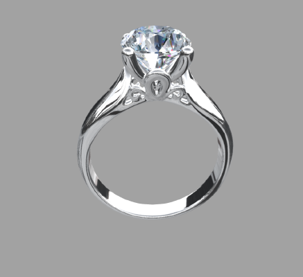 Women rings 124 | 3d print model