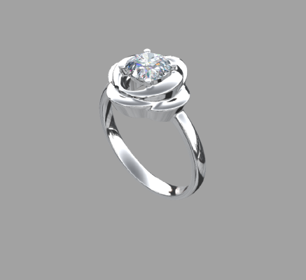 Women rings 126 | 3d print model