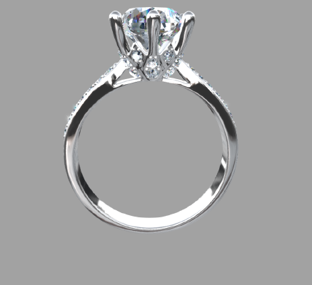 Women rings 129 | 3d print model
