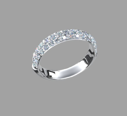 Women rings 134 | 3d print model