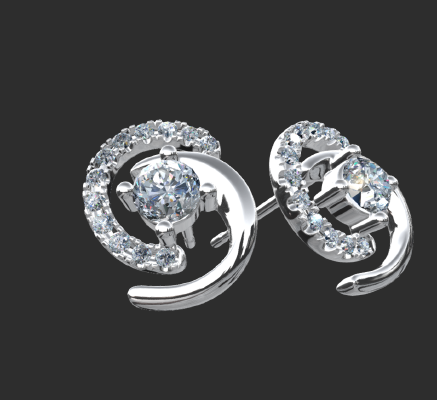 Earrings 145 | 3d print model