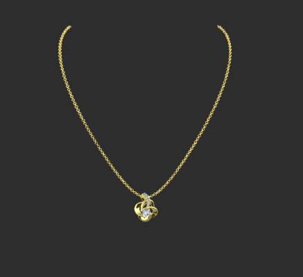 Pendant & Necklace 149 | 3d print model