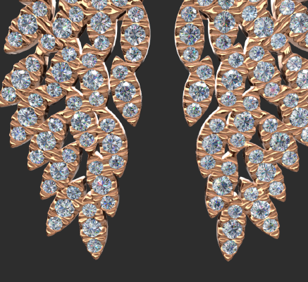 Earrings 154 | 3d print model