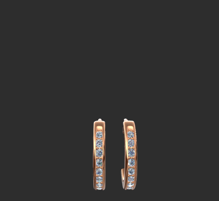 Earrings 161 | 3d print model