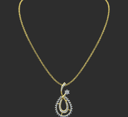 Pendant & Necklace 175 | 3d print model