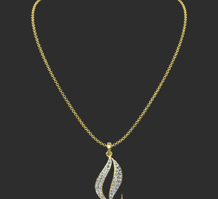 Pendant & Necklace 177 | 3d print model