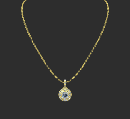 Pendant & Necklace 178 | 3d print model