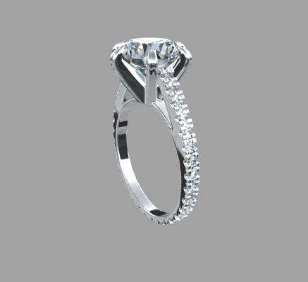 Women rings 186 | 3d print model