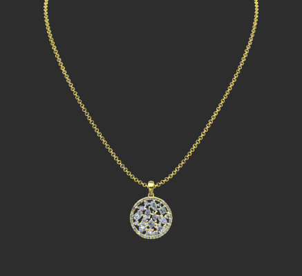 Pendant & Necklace 188 | 3d print model