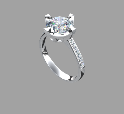 Women rings 191 | 3d print model