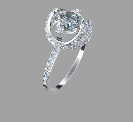 Women rings 195 | 3d print model