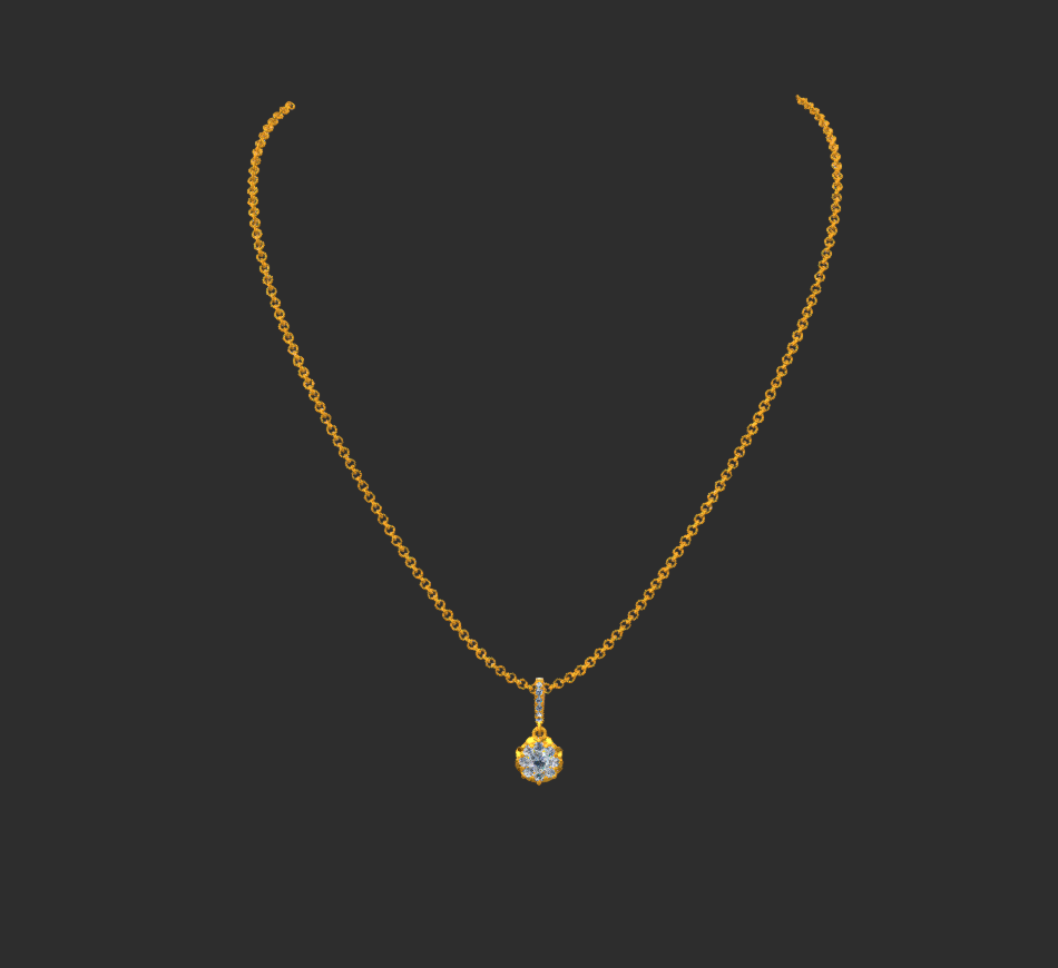 Pendant & Necklace 197