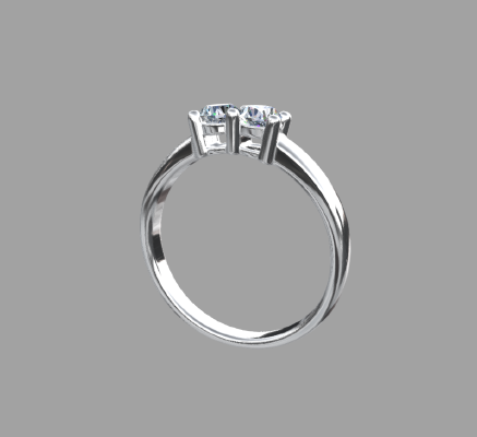 Women rings 213 | 3d print model