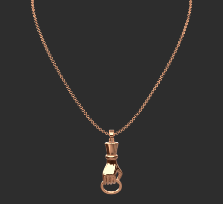 Pendant & Necklace 214 | 3d print model