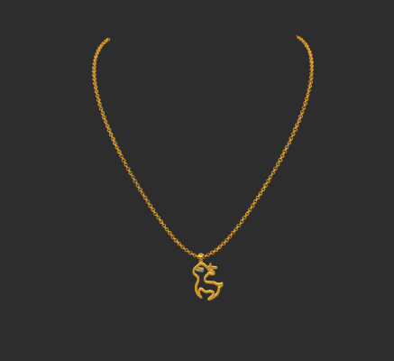 Pendant & Necklace 227 | 3d print model