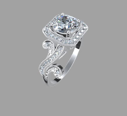Women rings 232 | 3d print model