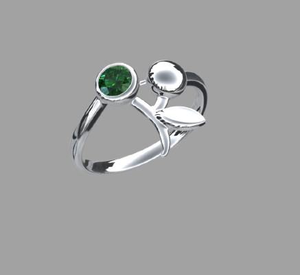 Women rings 235 | 3d print model