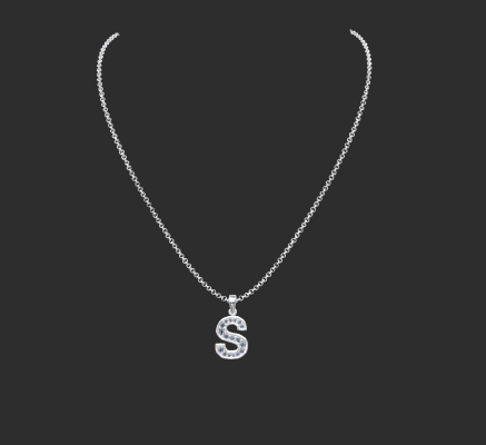 Pendant & Necklace 244 | 3d print model