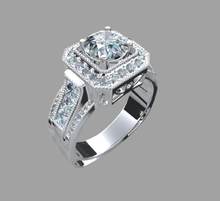 Women rings 255 | 3d print model