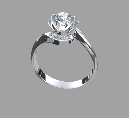 Women rings 256 | 3d print model